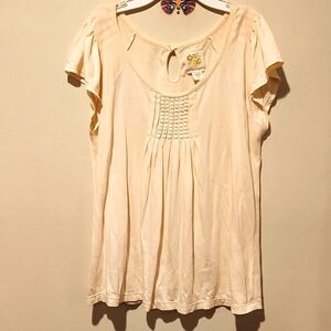 ❤️ VINTAGE FREE PEOPLE / URBAN OUTFITTERS PIMA COTTON TOP, MEDIUM